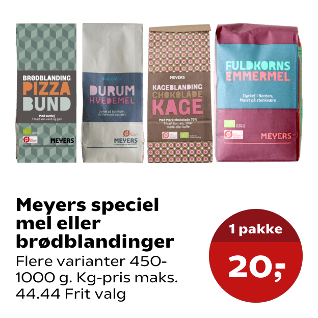 Meyers speciel mel eller brødblandinger