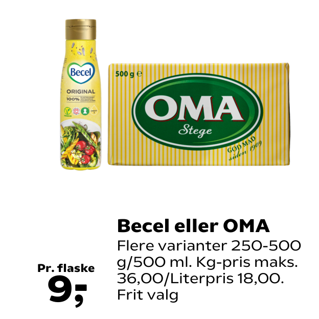 Becel eller OMA