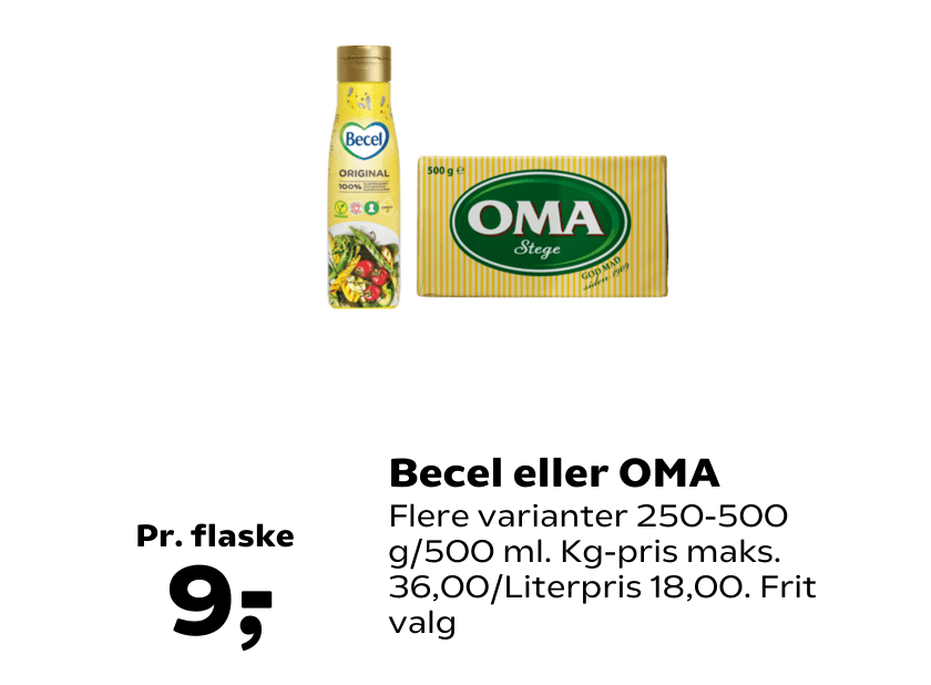 Becel eller OMA