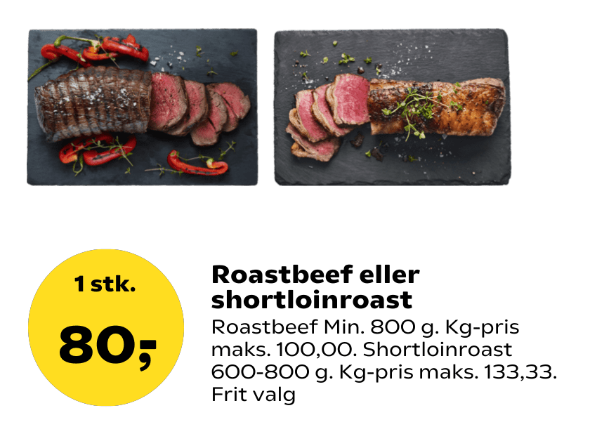 Roastbeef eller shortloinroast
