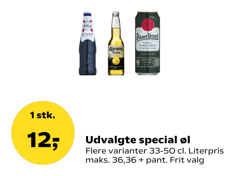Udvalgte special øl