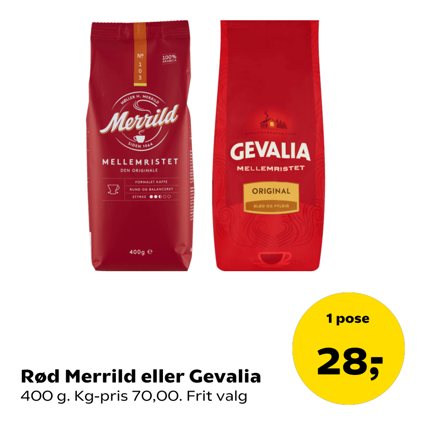 Rød Merrild eller Gevalia