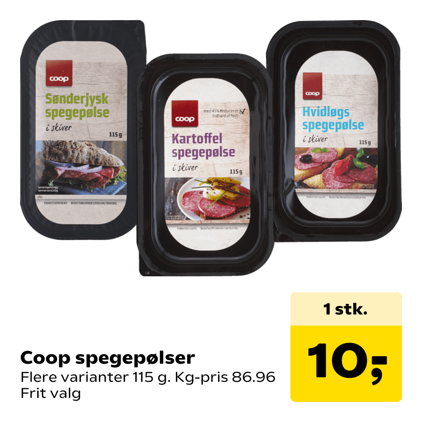Coop spegepølser
