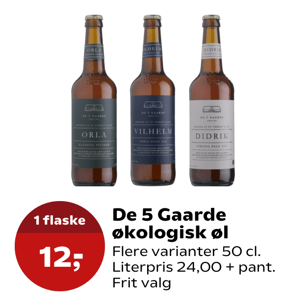 De 5 Gaarde økologisk øl
