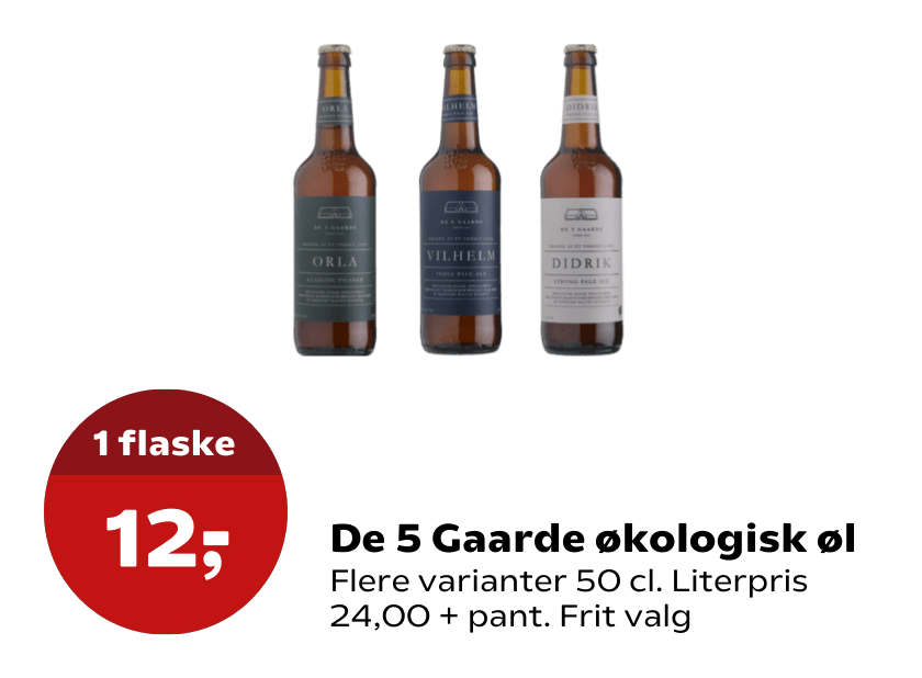De 5 Gaarde økologisk øl