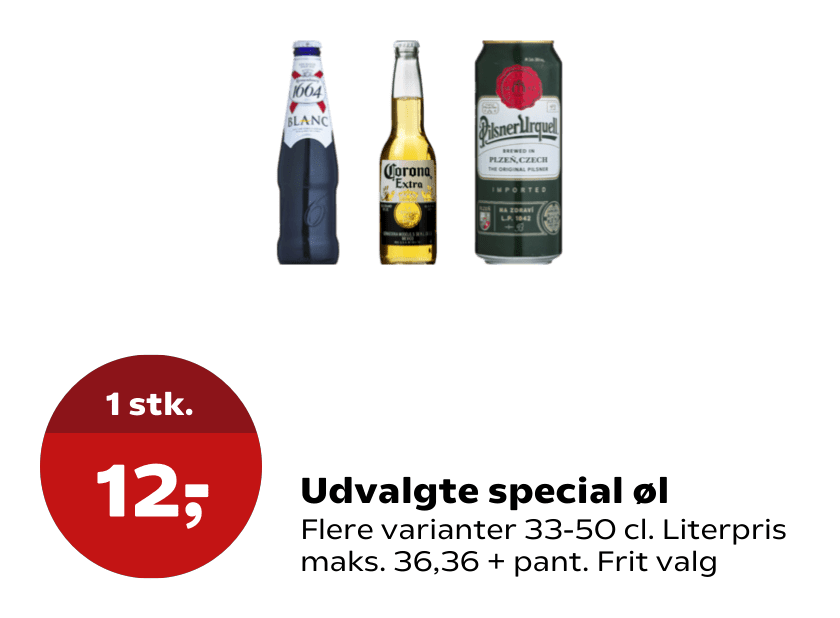 Udvalgte special øl