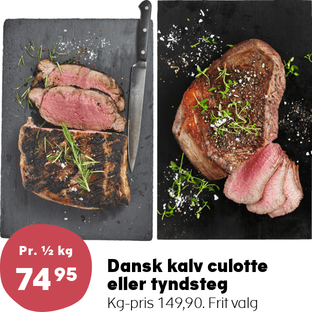 Dansk kalv culotte eller tyndsteg
