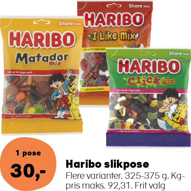 Haribo slikpose