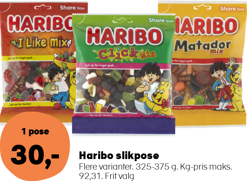 Haribo slikpose