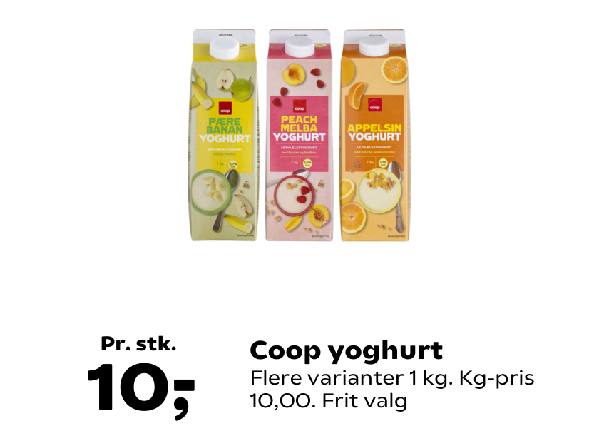 Coop yoghurt