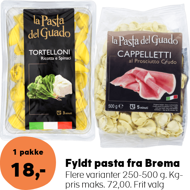 Fyldt pasta fra Brema