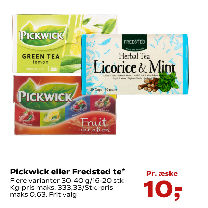 Pickwick eller Fredsted te
