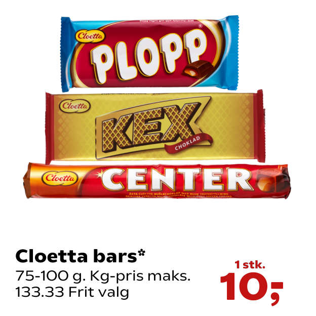 Cloetta bars