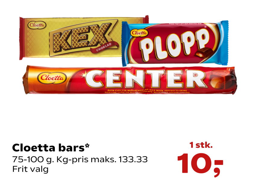 Cloetta bars