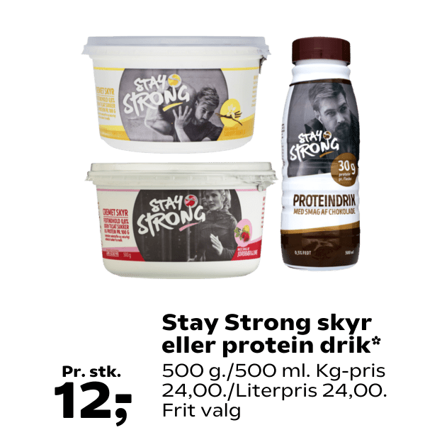 Stay Strong skyr eller protein drik