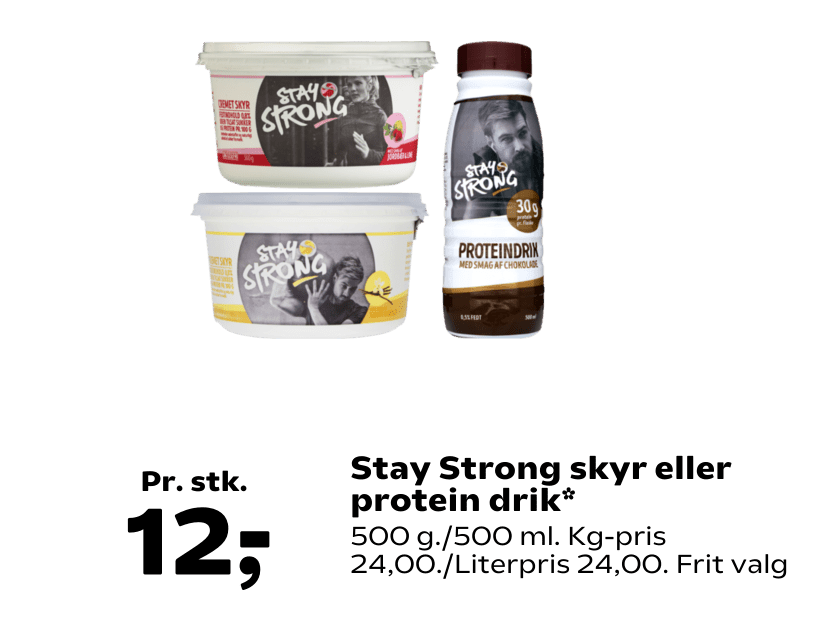 Stay Strong skyr eller protein drik