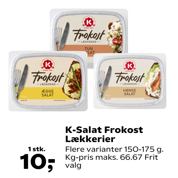 K-Salat Frokost Lækkerier