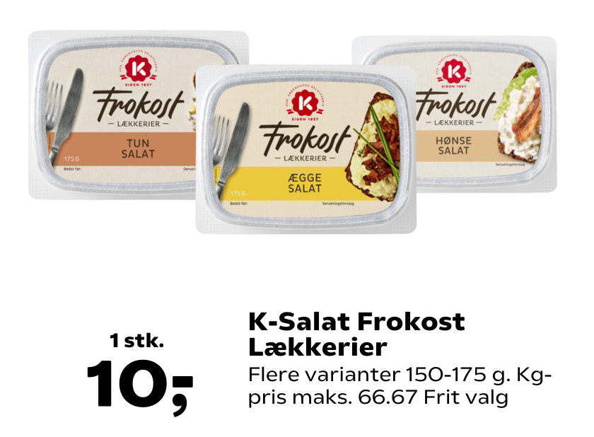 K-Salat Frokost Lækkerier