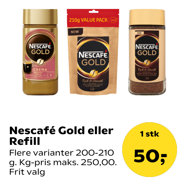 Nescafé Gold eller Refill