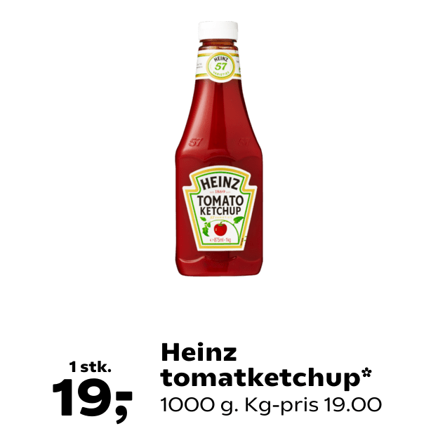 Heinz tomatketchup