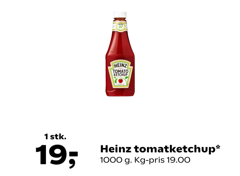 Heinz tomatketchup