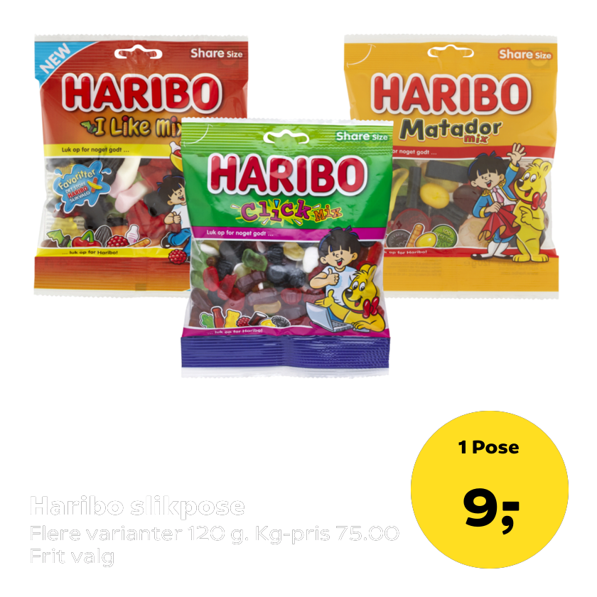 Haribo slikpose