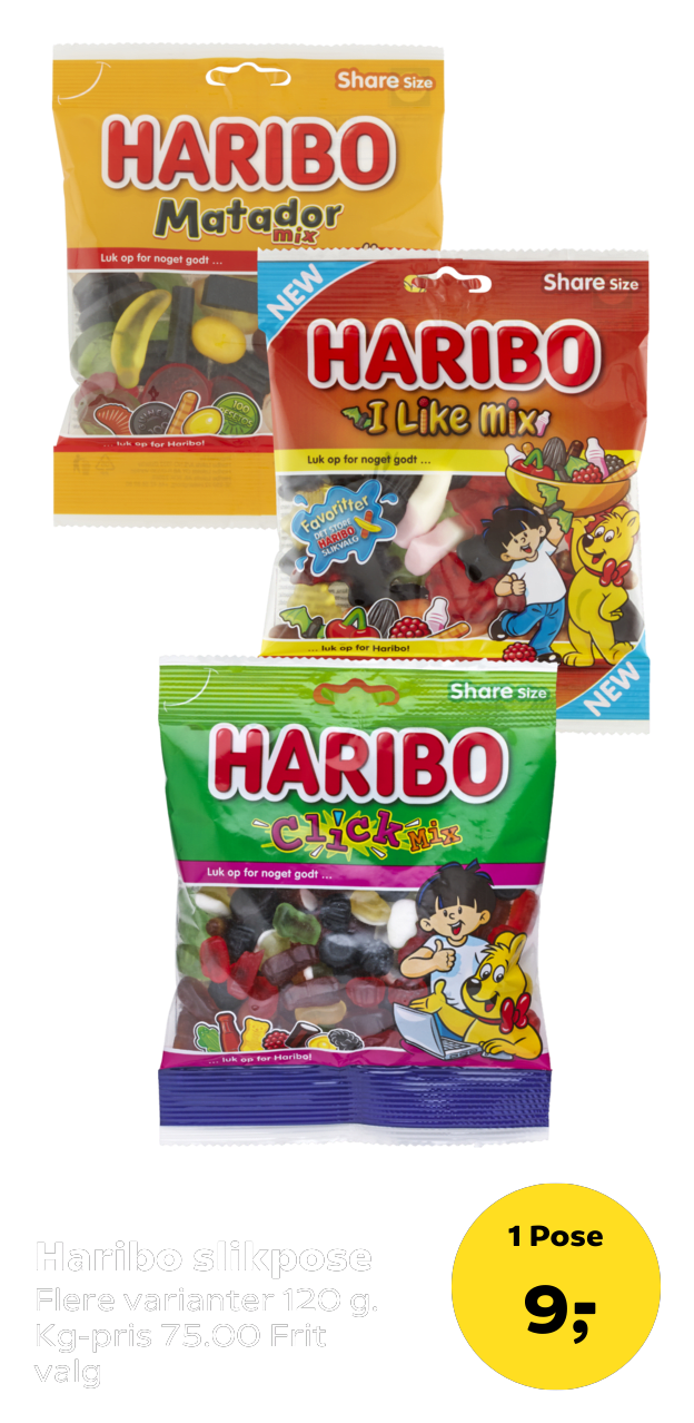 Haribo slikpose