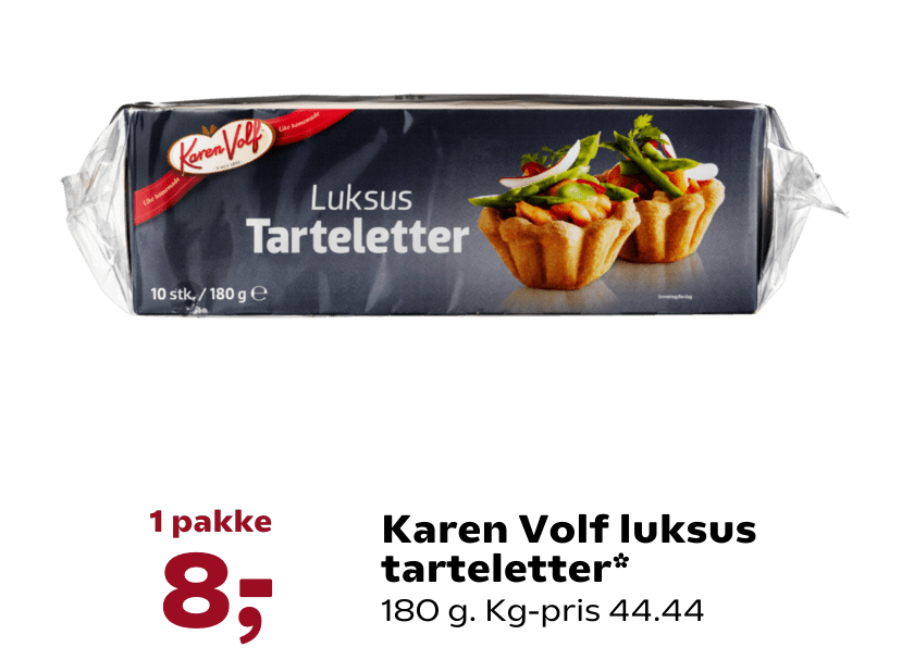 Karen Volf luksus tarteletter