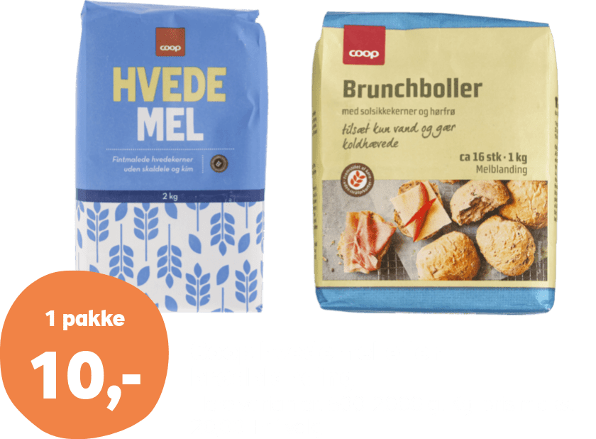 Coop hvedemel eller brødblanding