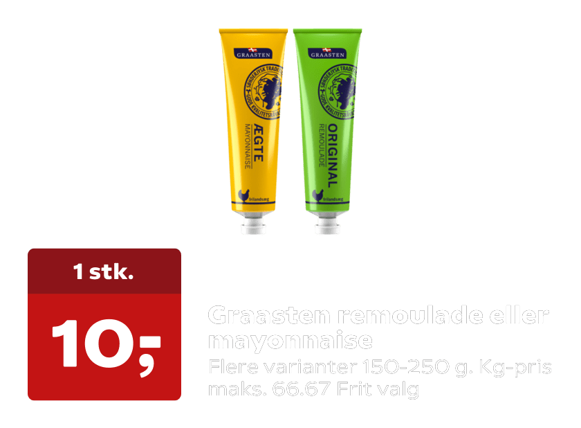 Graasten remoulade eller mayonnaise