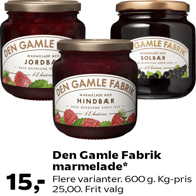 Den Gamle Fabrik marmelade