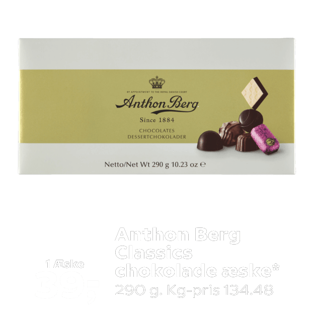 Anthon Berg Classics chokolade æske
