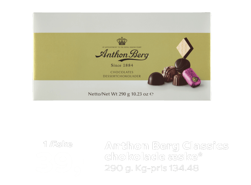Anthon Berg Classics chokolade æske