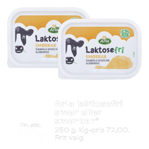 Arla laktosefri smør eller smørbar