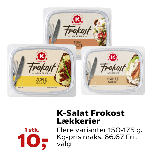 K-Salat Frokost Lækkerier
