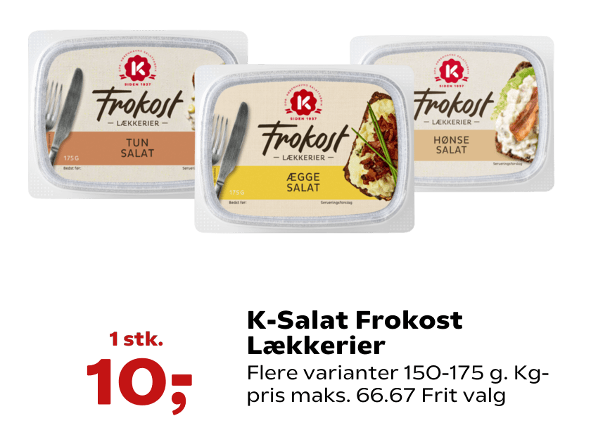 K-Salat Frokost Lækkerier