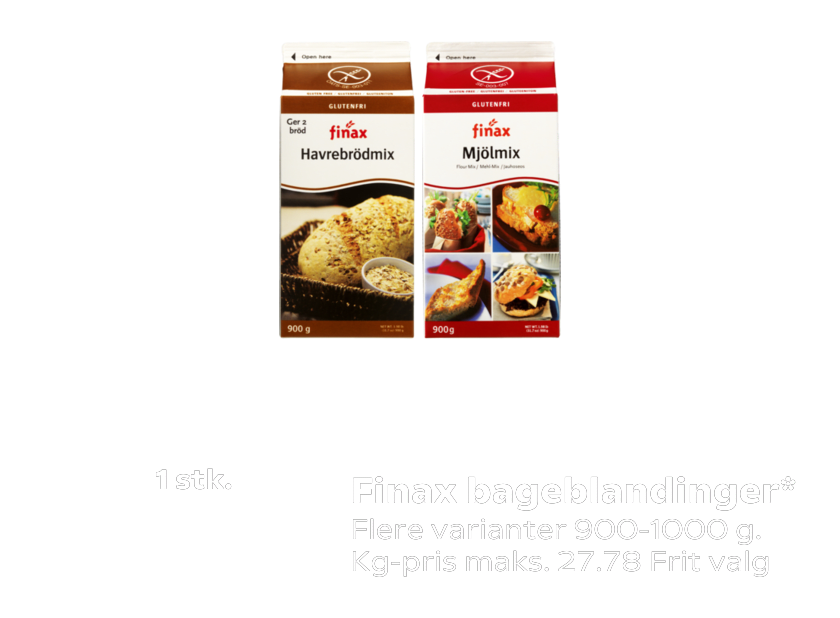 Finax bageblandinger