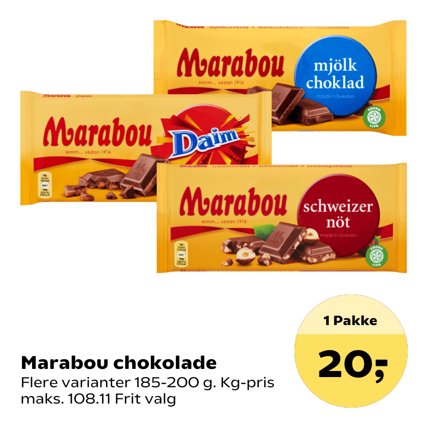 Marabou chokolade