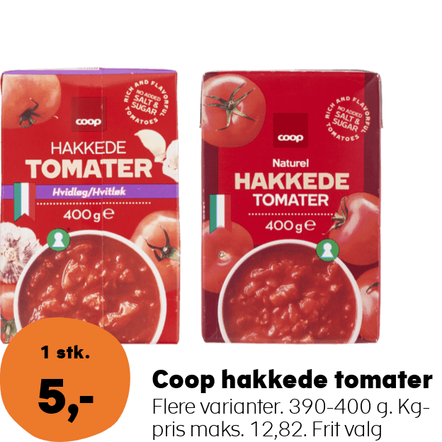 Coop hakkede tomater
