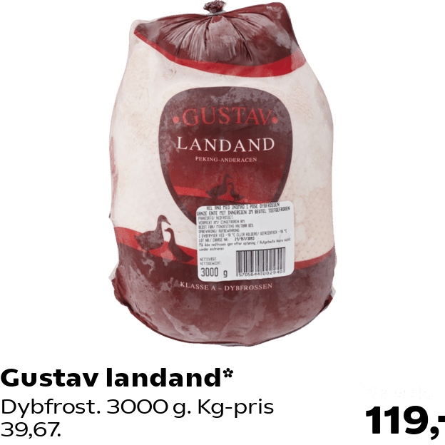Gustav landand