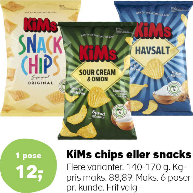 KiMs chips eller snacks