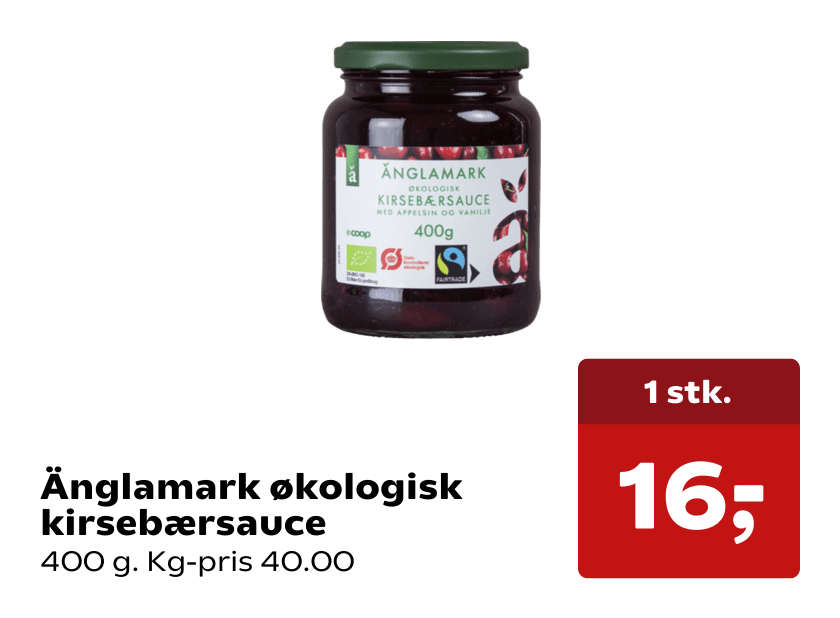 Änglamark økologisk kirsebærsauce