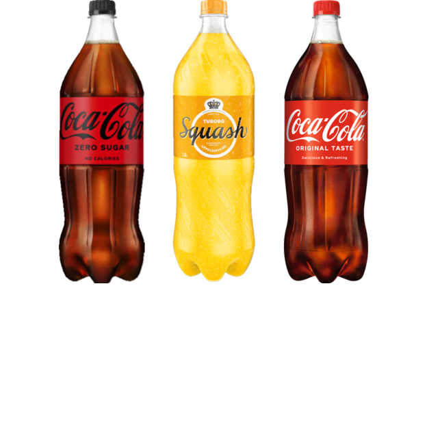 Coca-Cola, Coca-Cola zero eller Tuborg squash