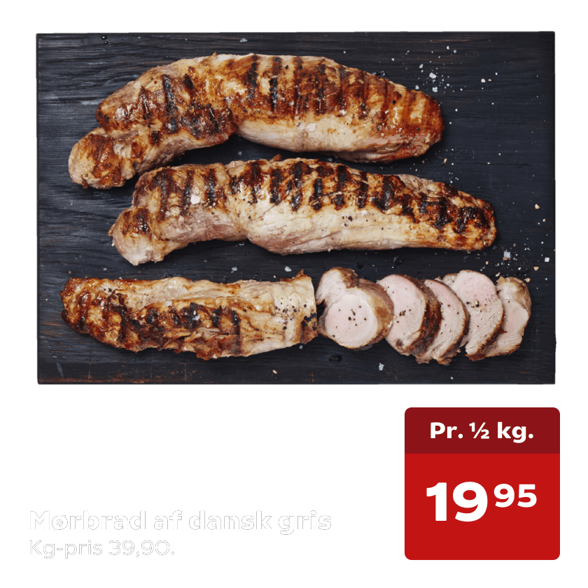Mørbrad af dansk gris