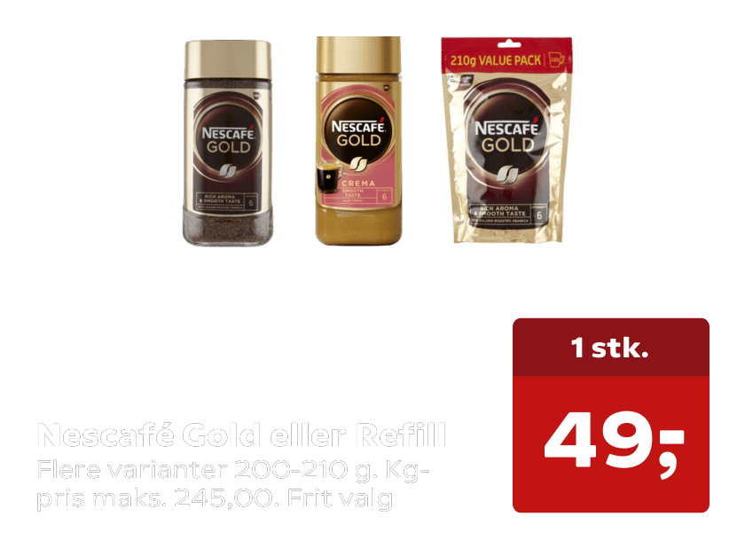 Nescafé Gold eller Refill