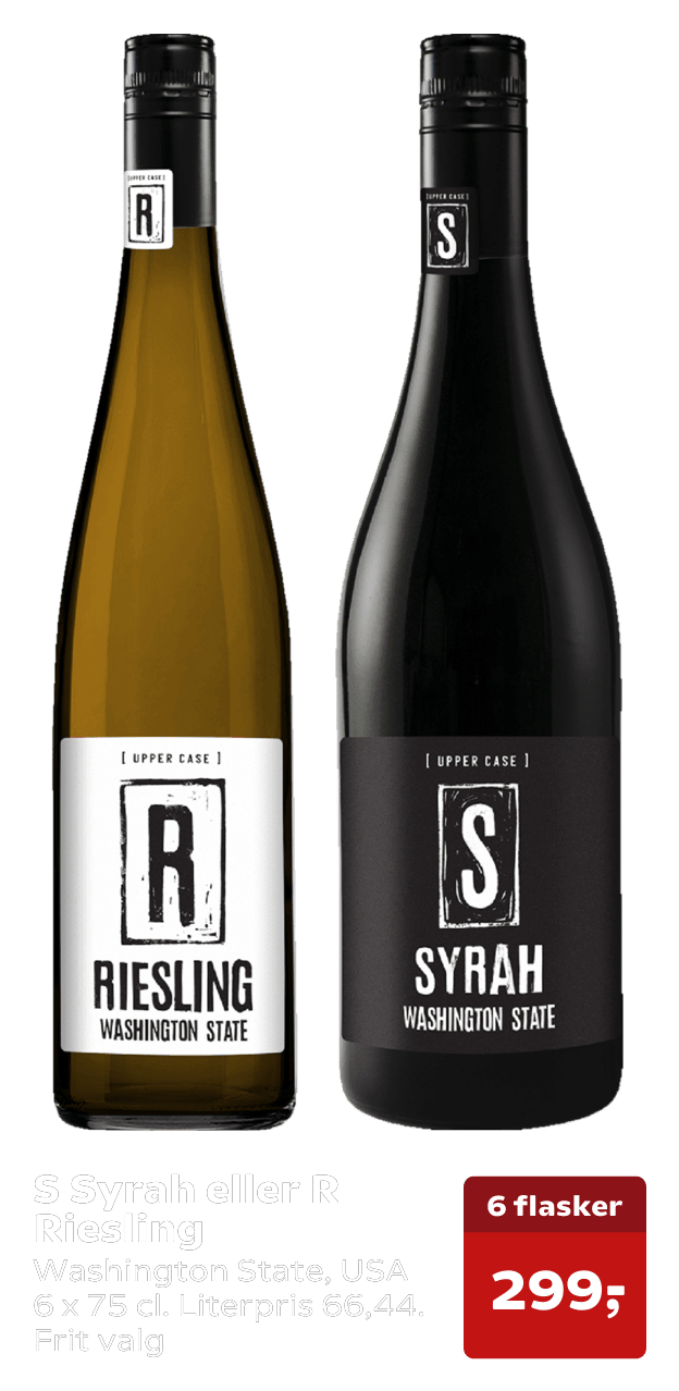 S Syrah eller R Riesling