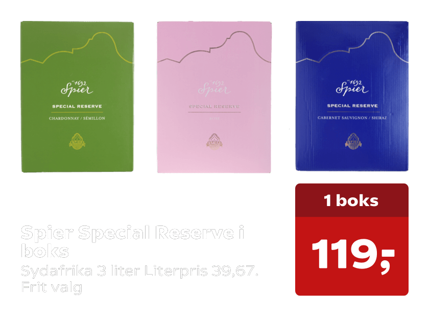Spier Special Reserve i boks