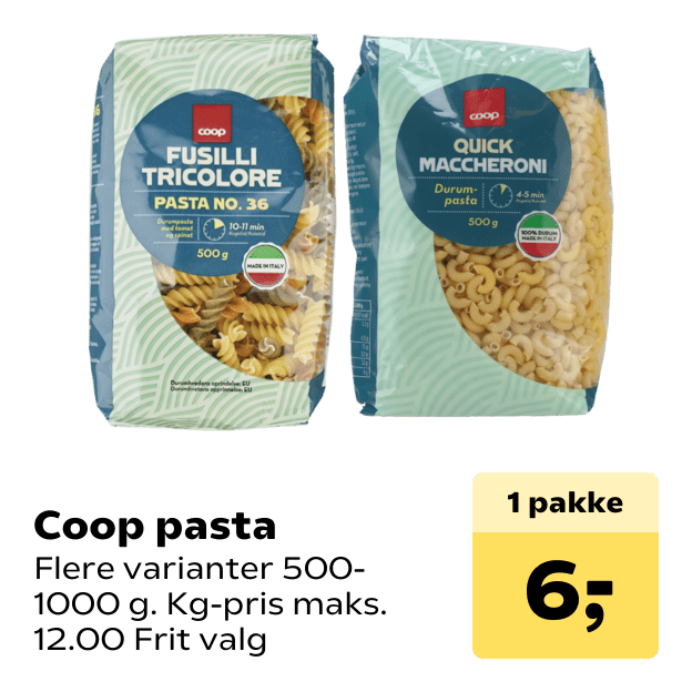 Coop pasta