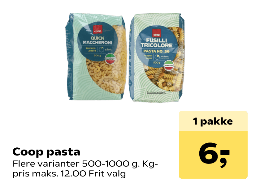 Coop pasta