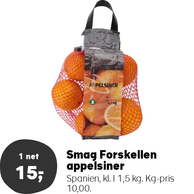 Smag Forskellen appelsiner